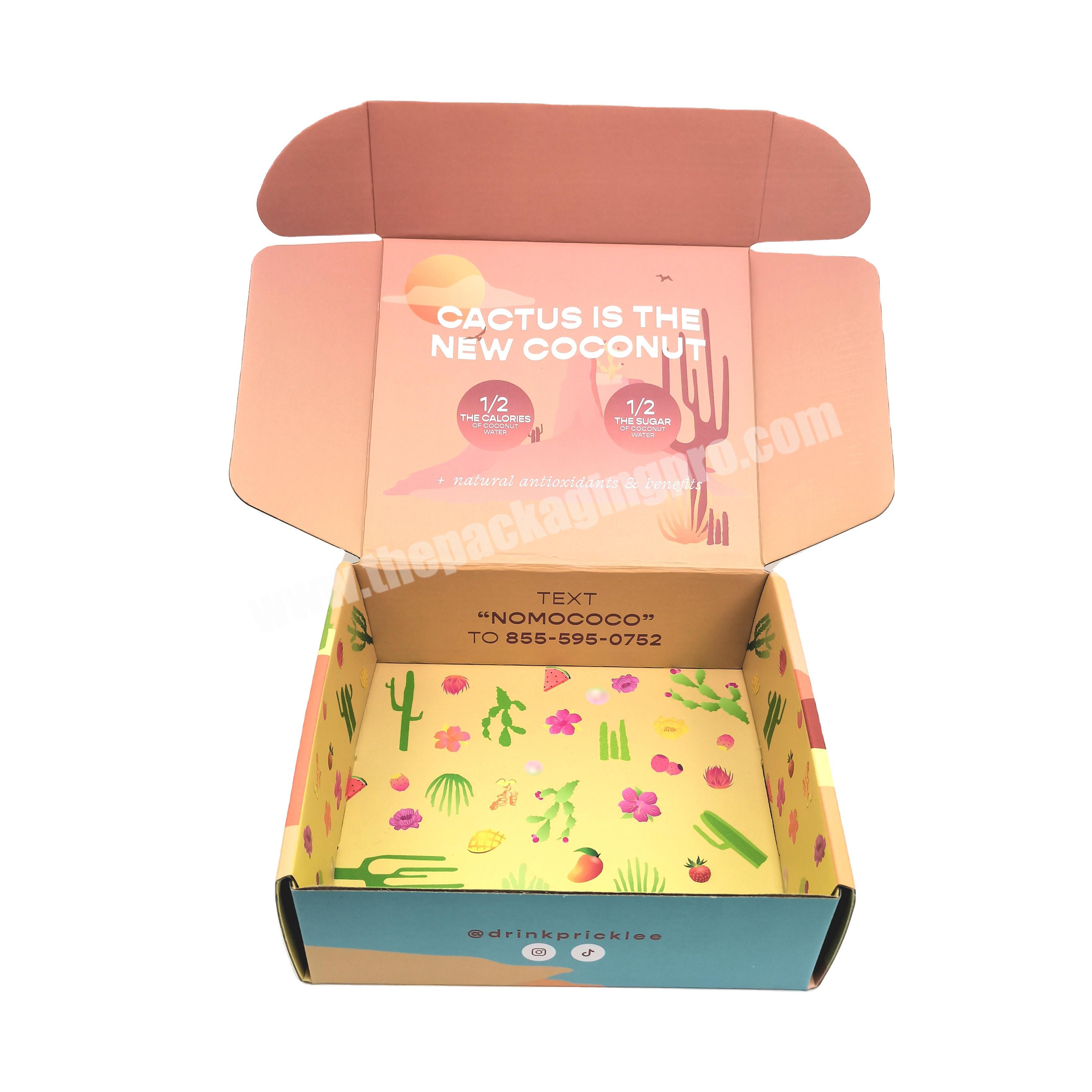 Beautiful custom  mailer boxes shipping boxes corrugated carton gift box  packaging for Lashes Wig Cosmetic Makeup tools set