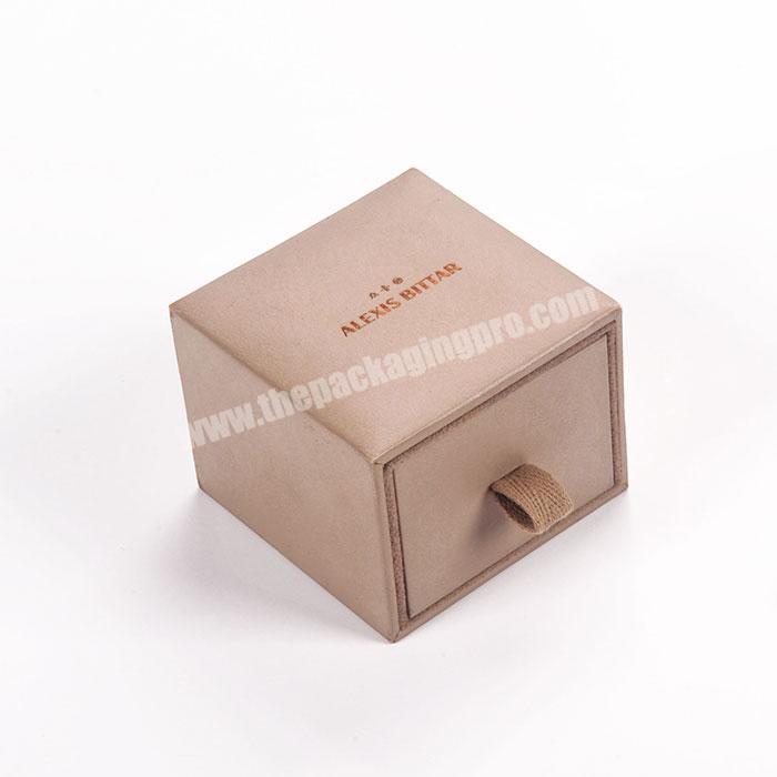 Shenzhen factory custom high quality elegant generous fashion logo necklace glue packaging box
