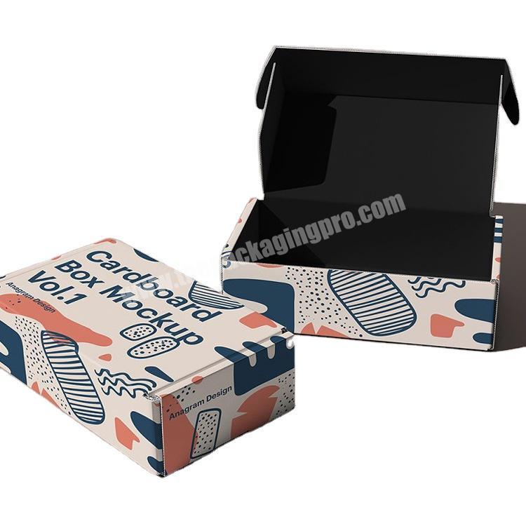 Shipping Boxes Custom Logo Cardboard Small Mailer Packaging Box for Flower With Custom Insert