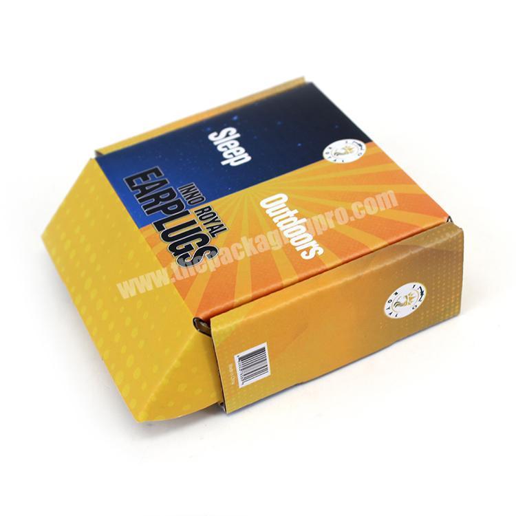 Custom Electronics Health Care Sleeping Earplugs Packaging Shipping Mailer Box with Foam