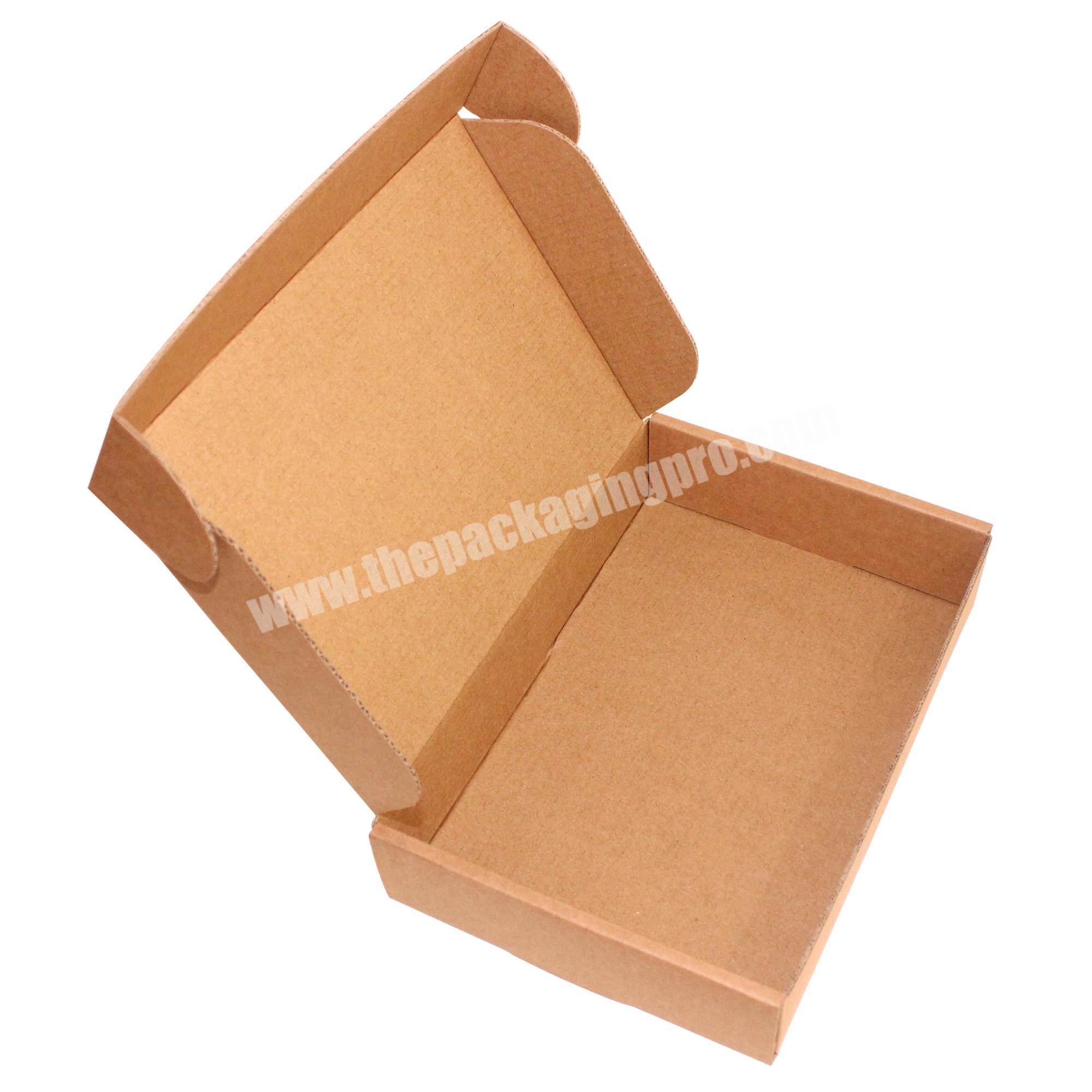 Spot sale Corrugated mailing boxes Brown Kraft Paper Shipping BoxMailer paper Boxes