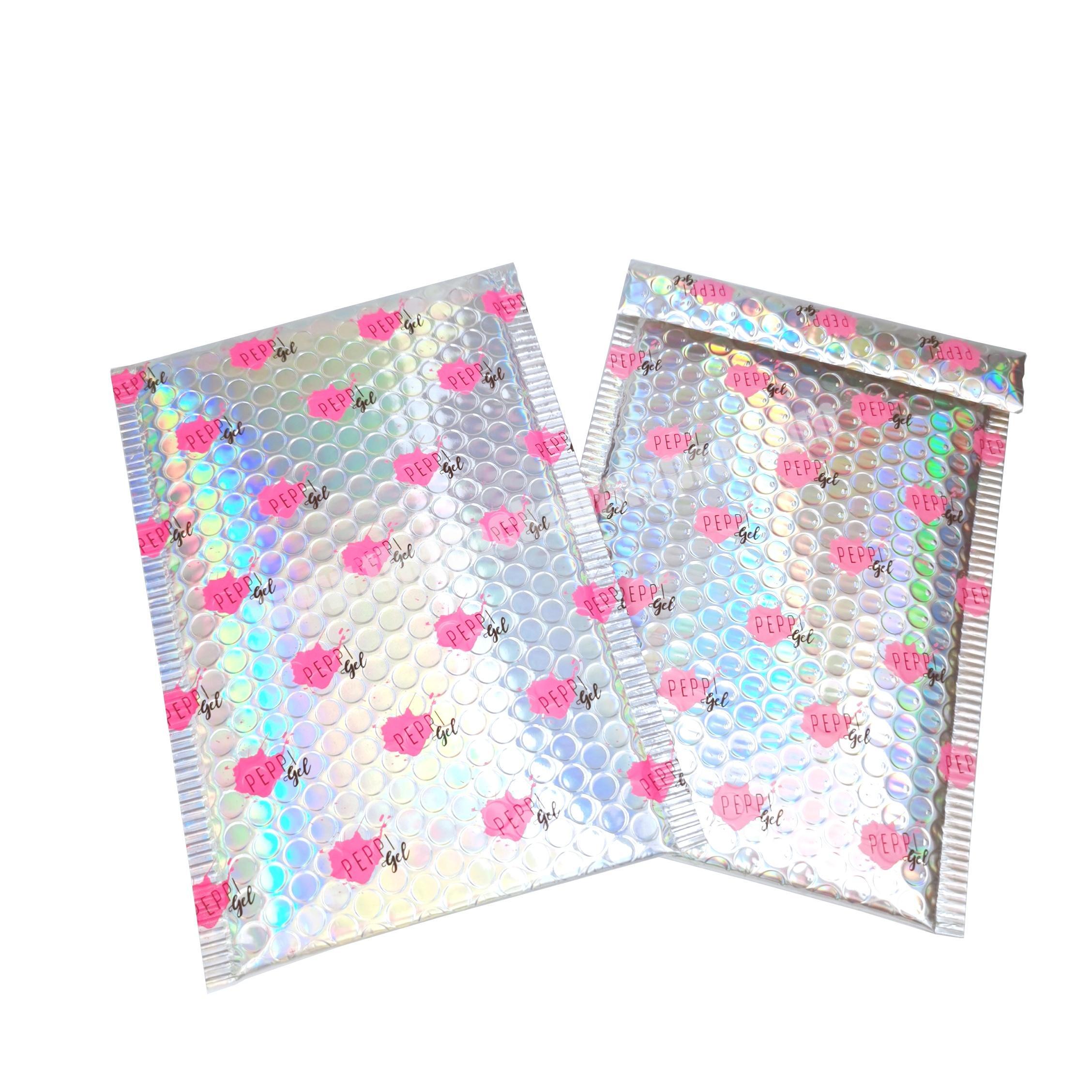 High Quality Accept Private Label Holographic Bubble Mailing Bag