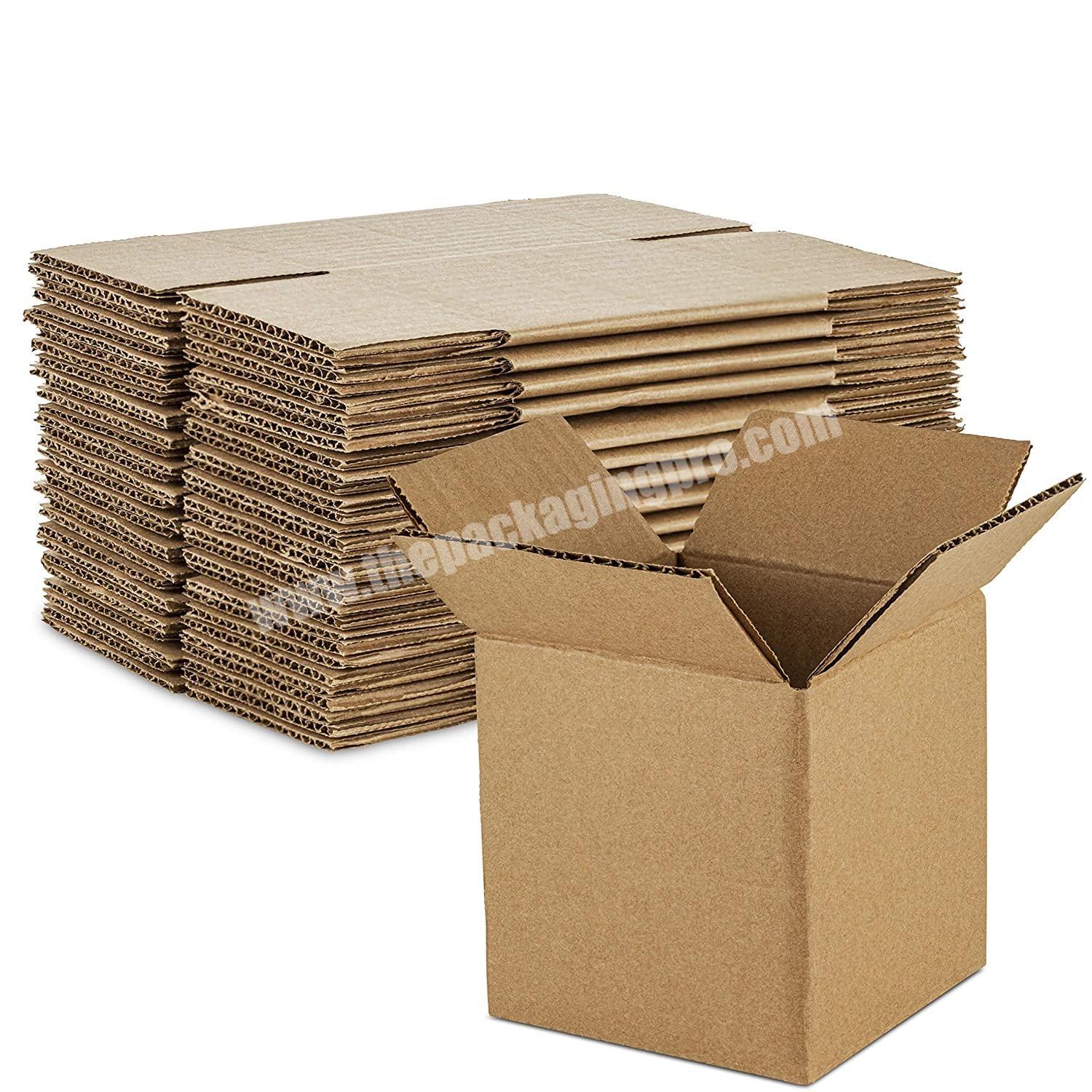 Sturdy Kraft Corrugated Cardboard Boxes for Shipping and Mailing