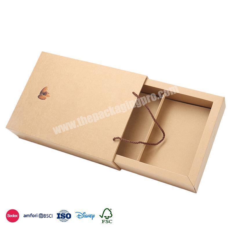 Top Selling Products Regular anti-corrosion material drawer type with small logo luxury gift box packaging