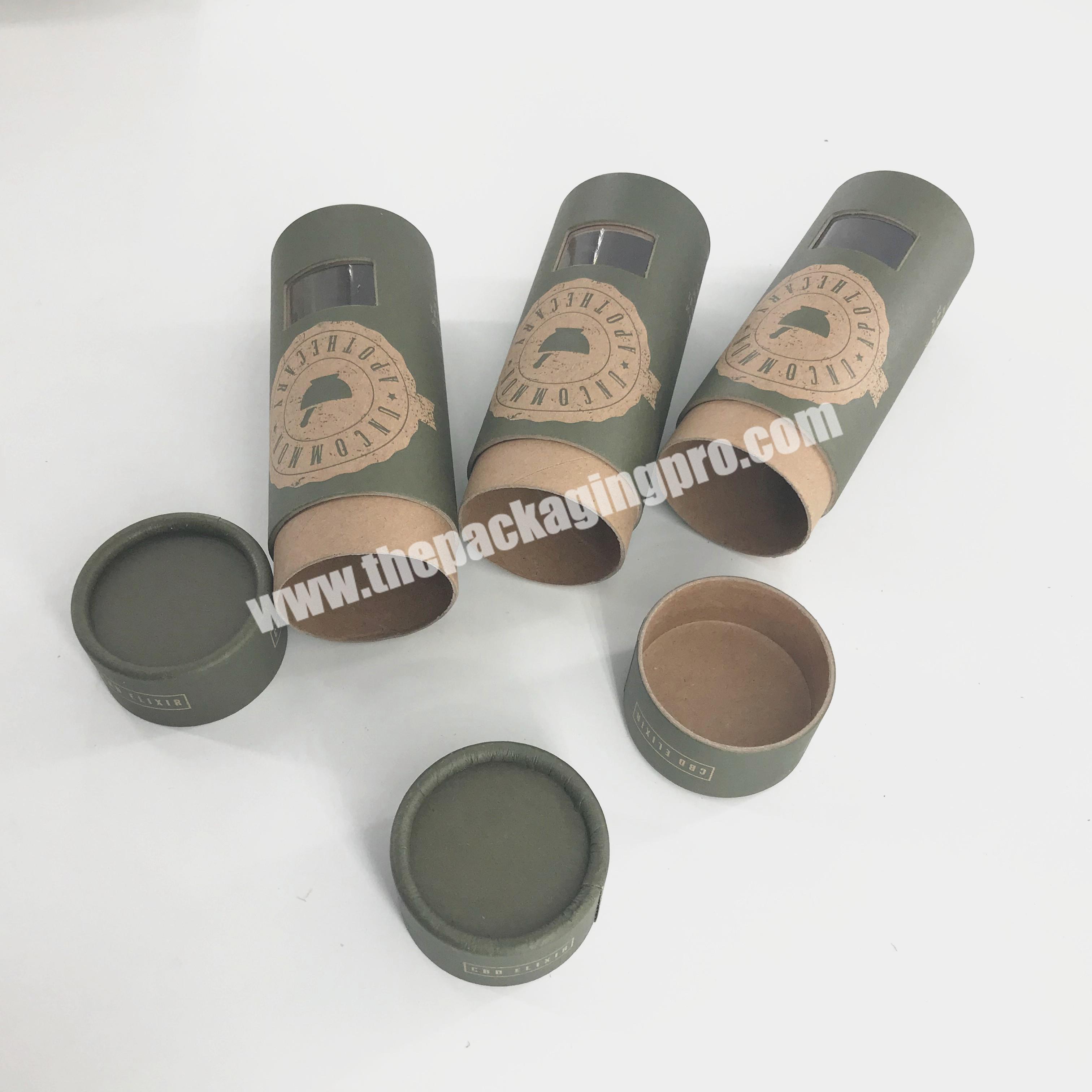Tube Box 10ml Essential Oil Glass Dropper Bottle Packaging Printed Logo Paper Kraft Paper Coated Paper Recyclable 7-10 Days WFKD
