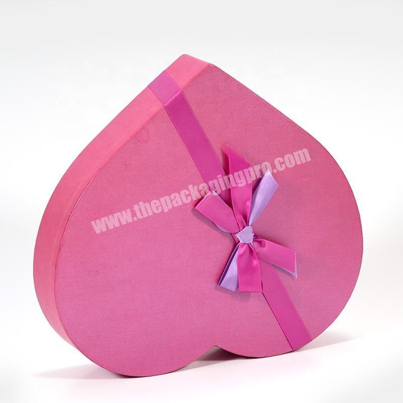 Valentine's day chocolate paper gift box cardboard box packaging design custom chocolate heart shape gift box