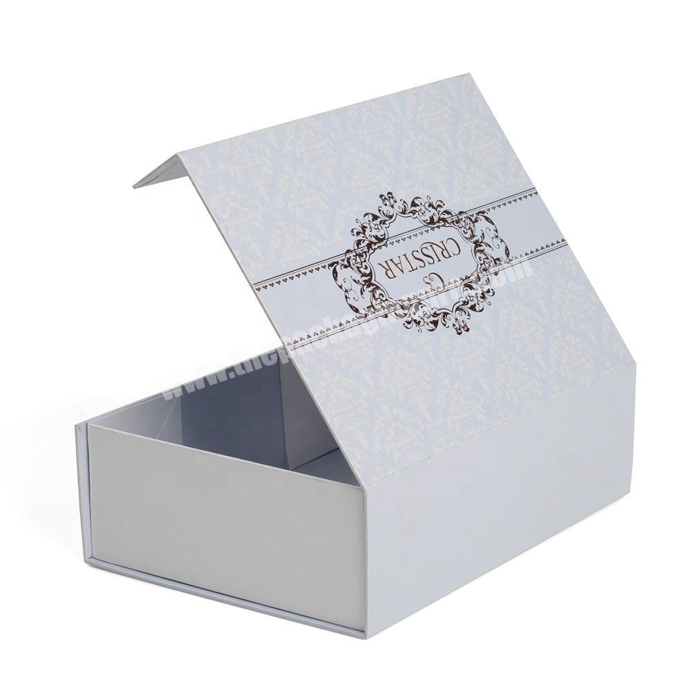 White Rigid Set Up Gift Box Manufacturer Luxury Cosmetic Magnetic Paper Beauty Product Box Packaging