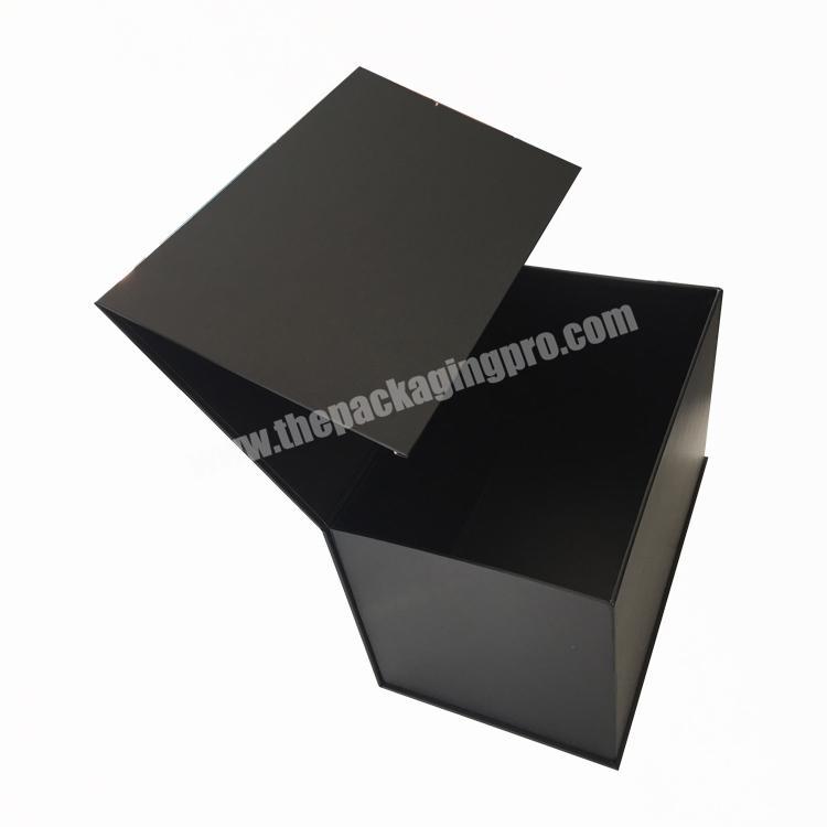 Wholesale Black Cardboard Magnetic Gift Boxes