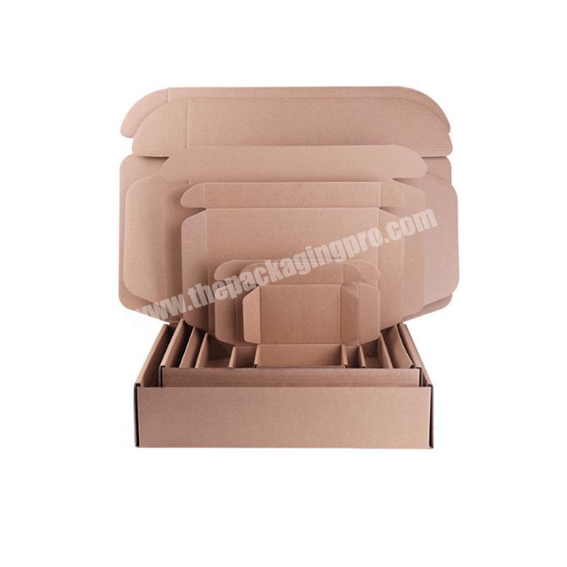 Wholesale Cardboard Customized Logo Printed Recyclable Shipping Boxes E commerce Paper Mailer Box