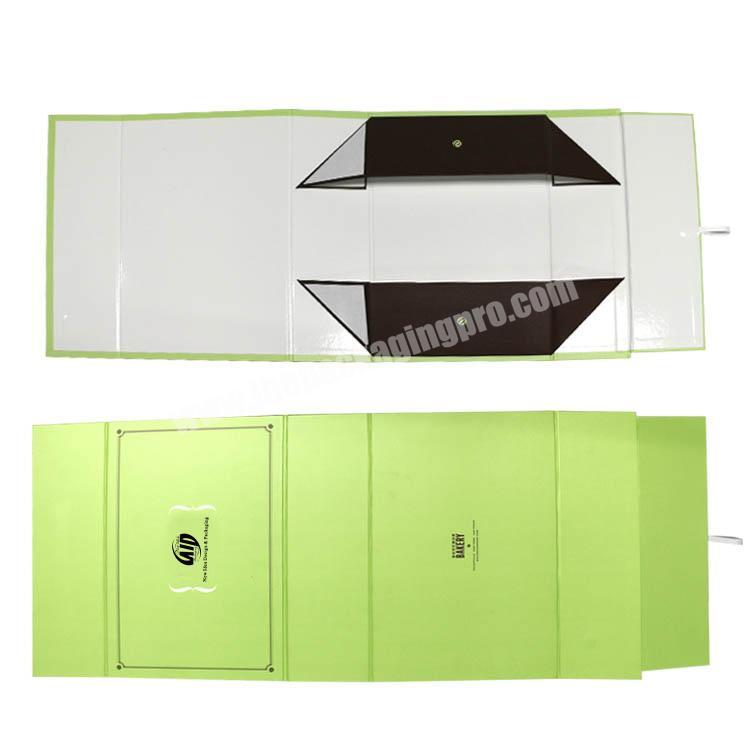 Wholesale  China Custom Recycled Cardboard Packaging Magnetic Closure Green Foldable Paper Boxes with your own logo
