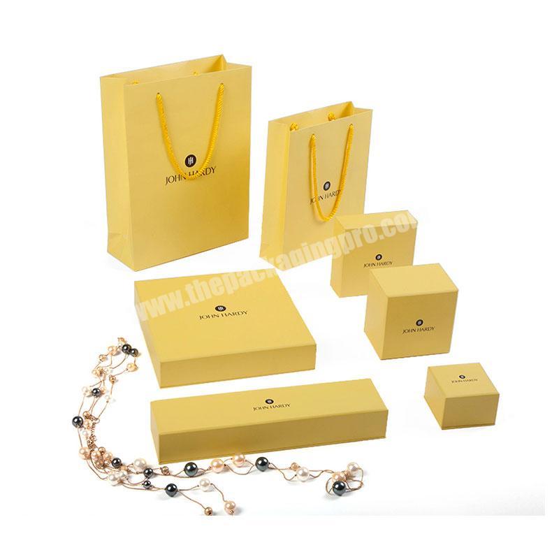Wholesale Custom Bracelet Necklace Ring Earring Organizer Box Large Paper Jewelry Box
