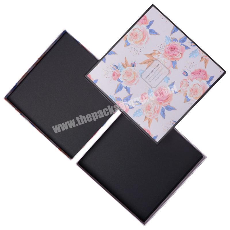 Wholesale Custom Clothing Underwear Silk Scarf Luxury INS Storage Box Pink Cardboard Paper Box With Paper Gift Bag