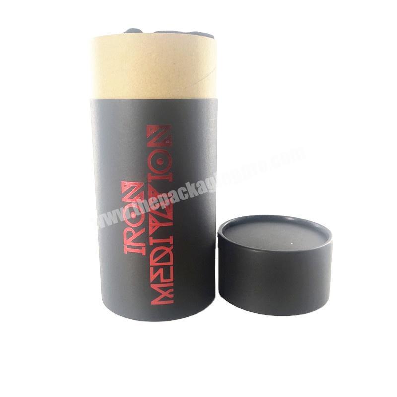 Wholesale Custom Cylinder Paper Tube Packaging For Tshirt Cap Packaging