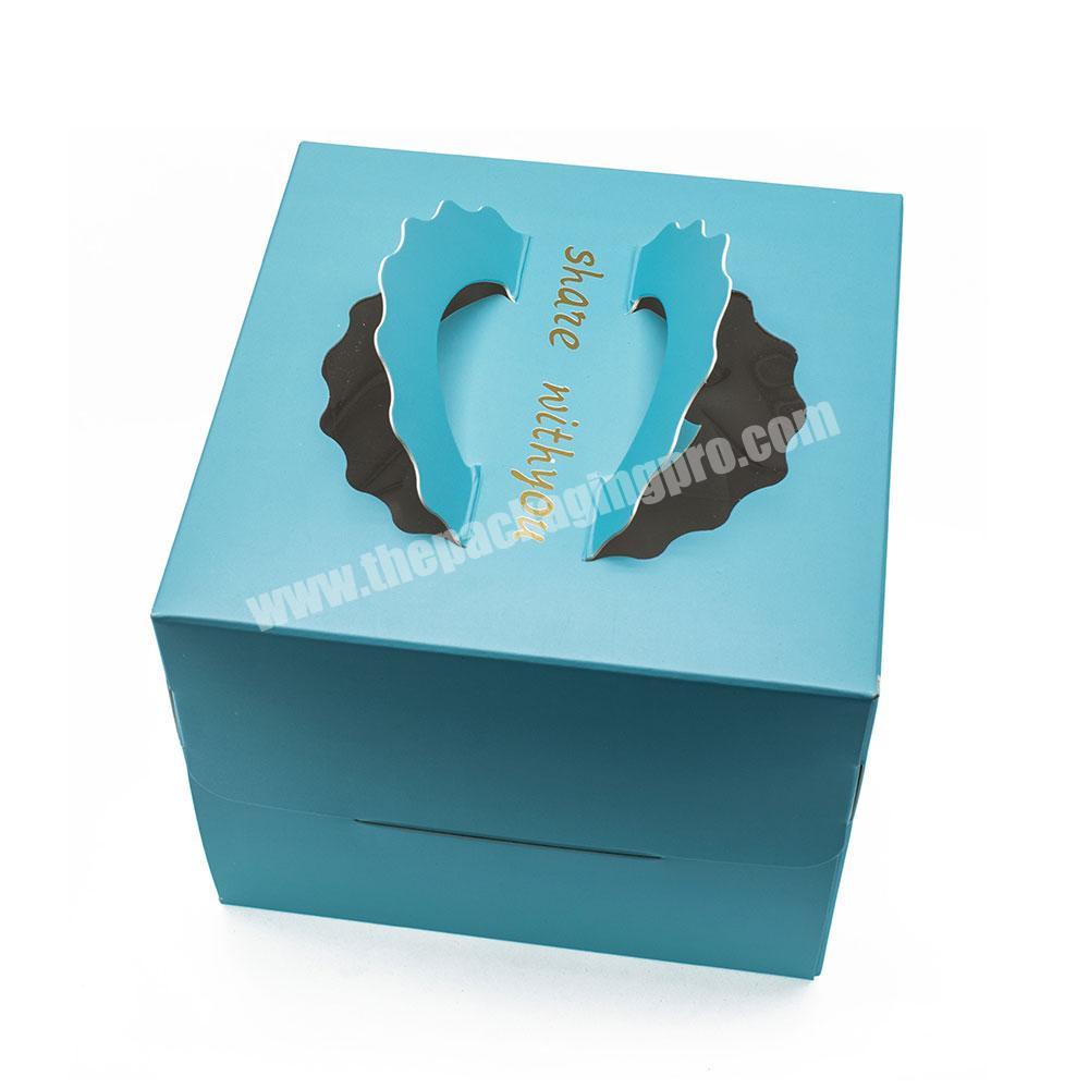 Wholesale Custom Food Paper Box Bakery Snack  Cupcake Packaging