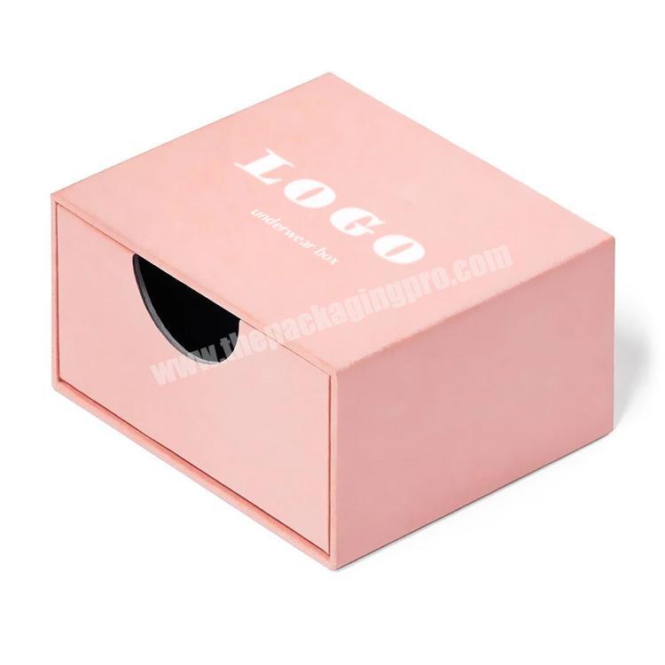 Wholesale Custom Logo Luxury Cardboard Bra And Underwear Gift Box Drawer Underwear Packaging Boxes Design