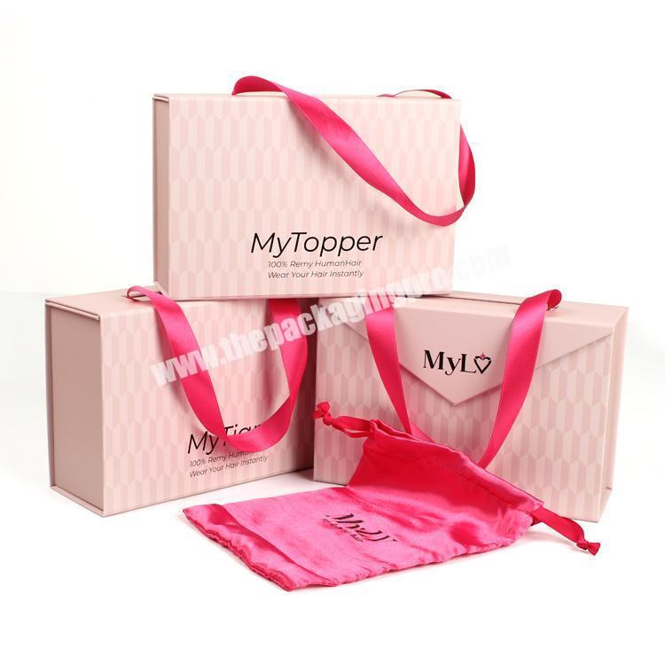 Yilucai custom logo cardboard foldable paper gift box for necklace and bracelet jewelry box with pouch