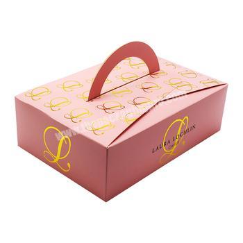 Wholesale Custom Logo Print Mini Donut Paper Packaging Box with Clear Window