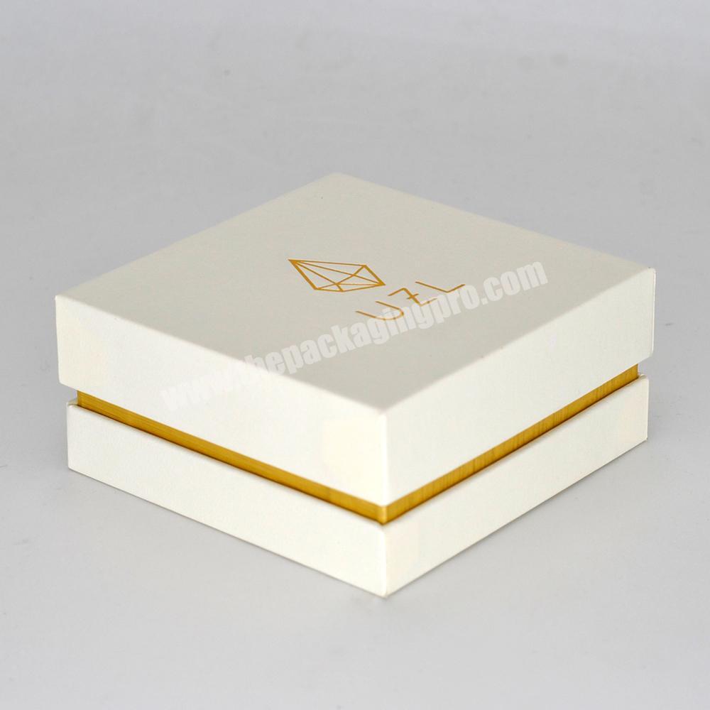 Wholesale Custom Logo Rigid Sliding Drawer Box Fancy Marble Gift Box for Jewelry Accessory Jewelry Storage Box with Ribbon