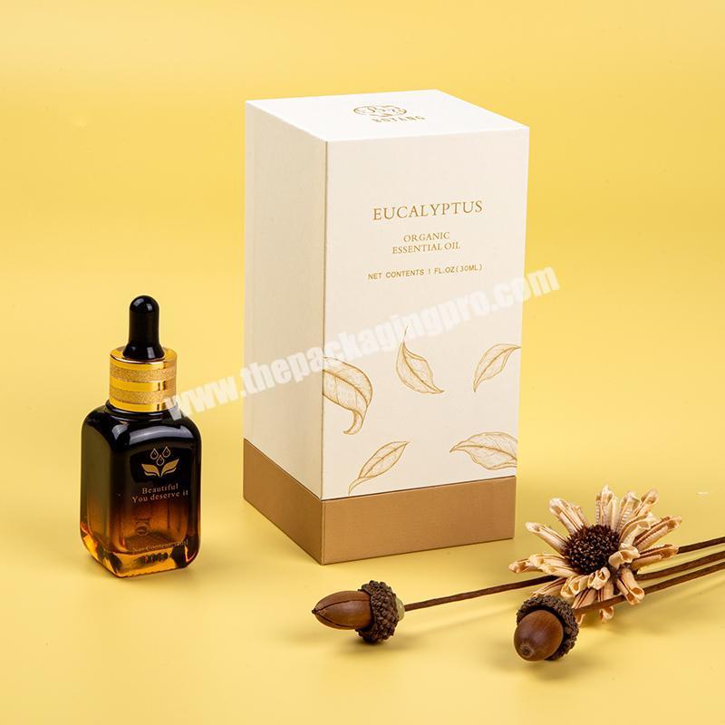 Wholesale Custom Luxury  Hard Paper Gift Empty Perfume Oil Bottle Boxes Packaging