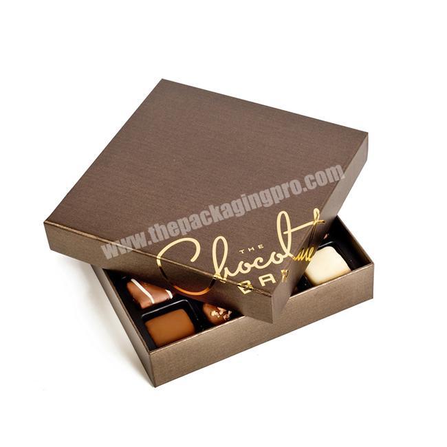 Wholesale Custom Printed Decorative Candy Chocolate Gift box Packaging with ribbon