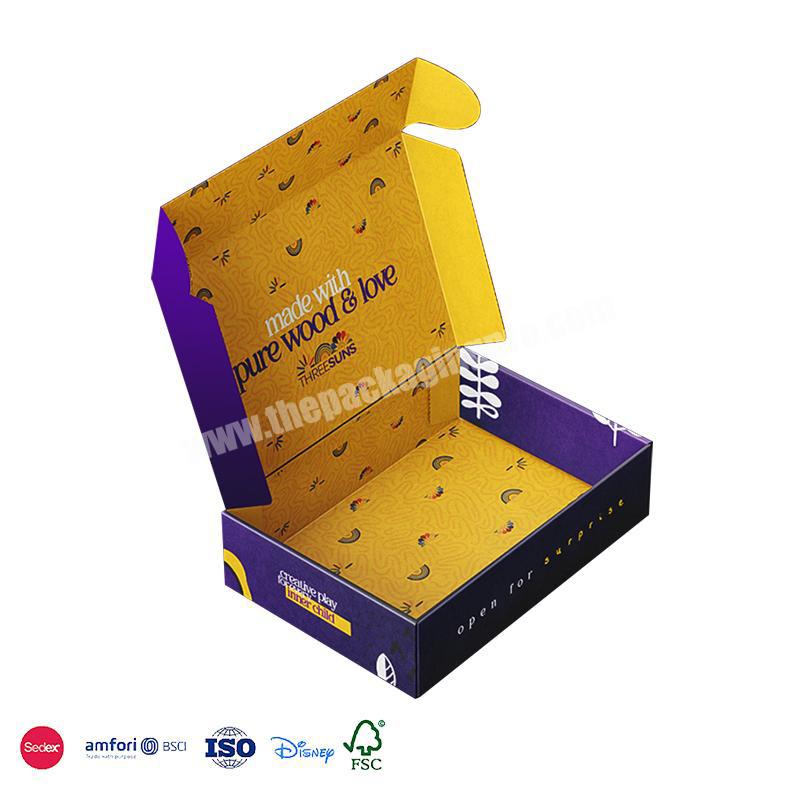 Wholesale Custom Printed Unique Corrugated Shipping Boxes Custom Logo Cardboard Mailer Box