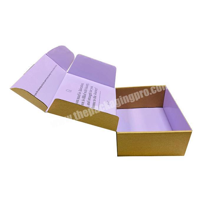 Wholesale Custom Printing Black Large Packaging Box Colorful Luxury Cardboard Corrugated Box Manufacture