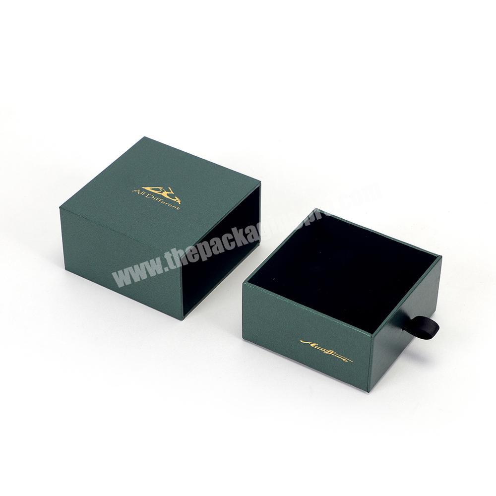 Wholesale Design Logo  Cardboard  Luxury  jewelry Sliding Box With  Ribbon Rope Gift Sleeve Drawer Box Packaging wholesaler