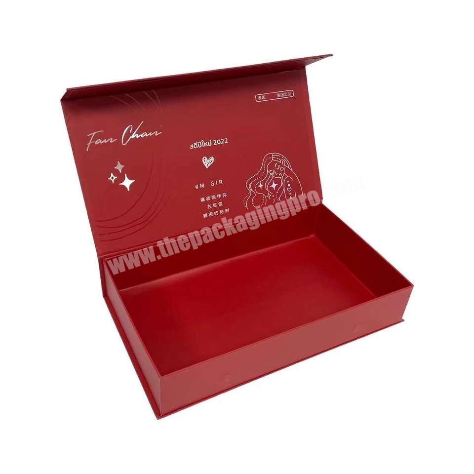 Wholesale High Quality Custom LOGO Paper Packaging Gift Boxes With Magnetic Closure Lid