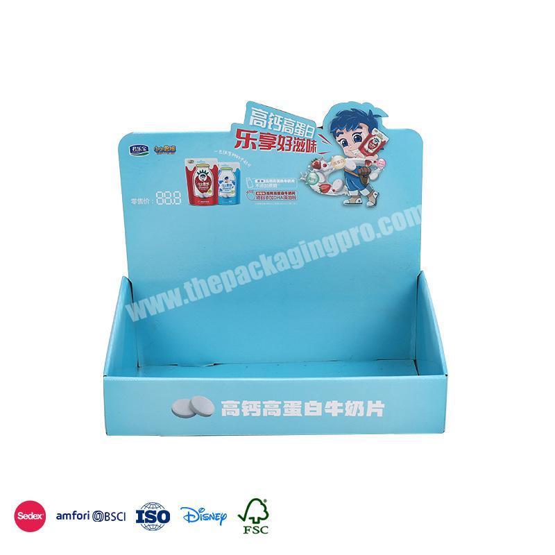 Wholesale High Quality Waterproof and anti-corrosion material cartoon design small cardboard display boxes