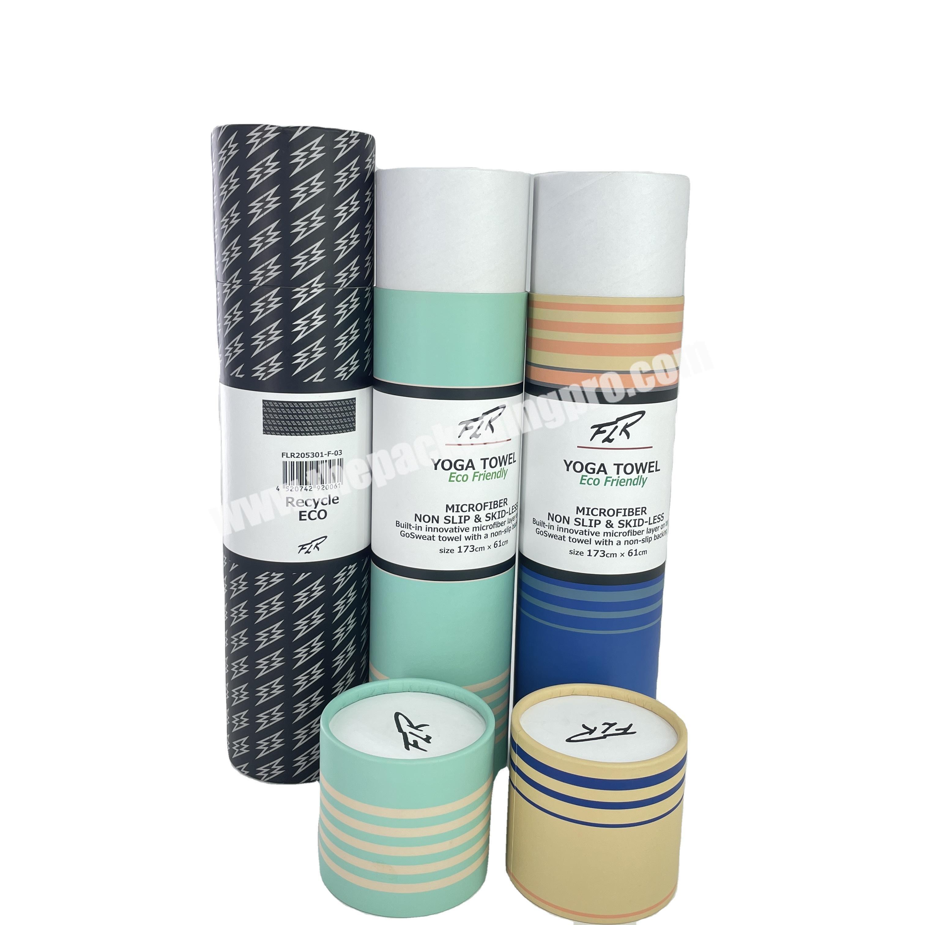 personalize Wholesale Honey Jar Packaging Tubes Custom Logo Printing Paper Tube Natural Kraft Round Cylinder