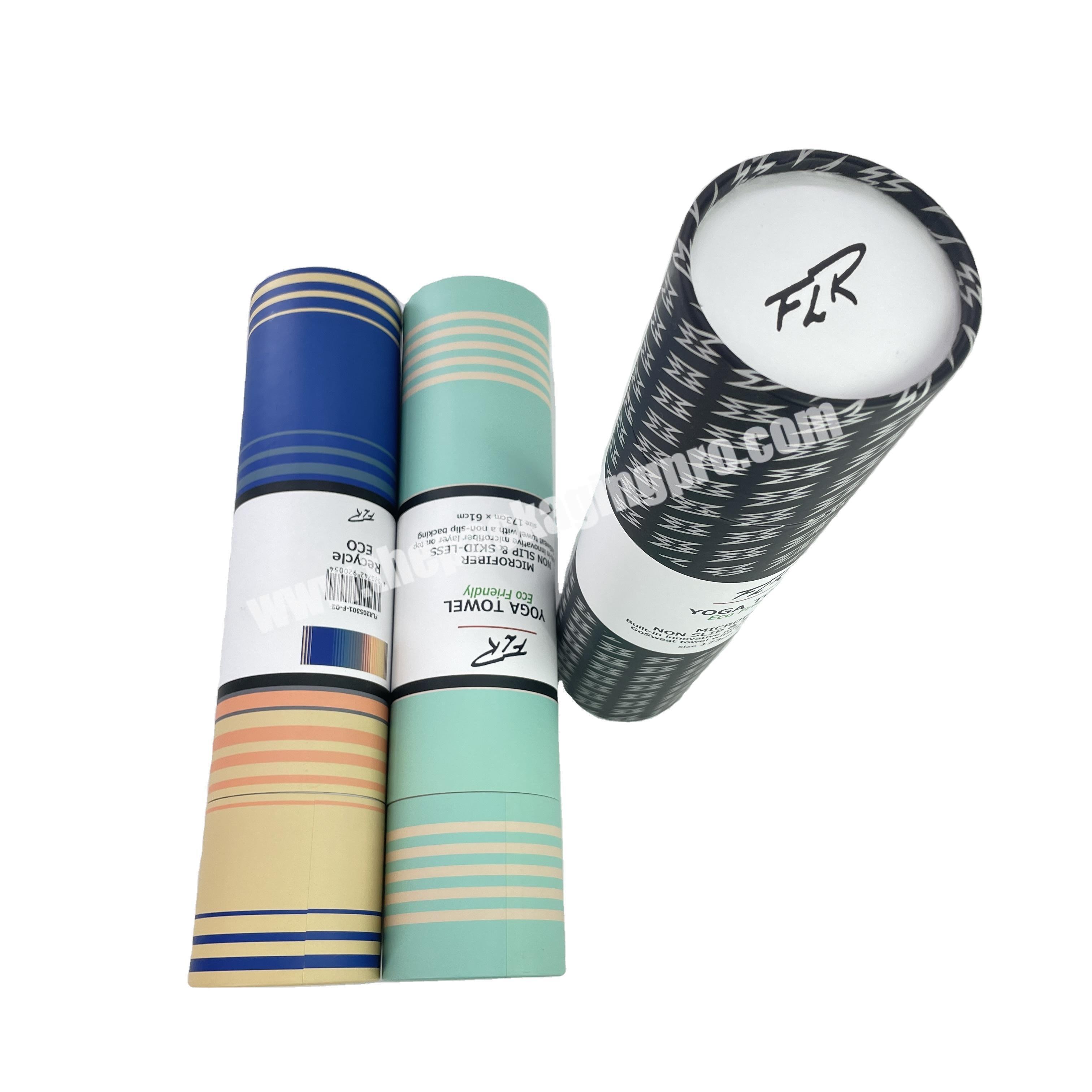 custom Wholesale Honey Jar Packaging Tubes Custom Logo Printing Paper Tube Natural Kraft Round Cylinder 