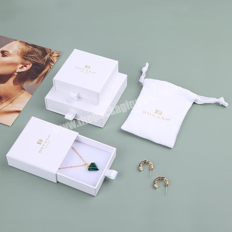 Wholesale Luxury Custom Logo Gift Cheap Paper Jewelry Boxes Bracelet Necklace Box Jewellery Packaging