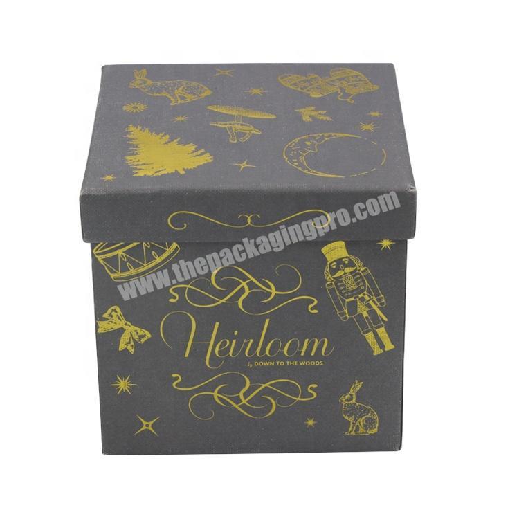 Wholesale Luxury Gift Box Packaging Custom Square Wrapping Paper Gift Box