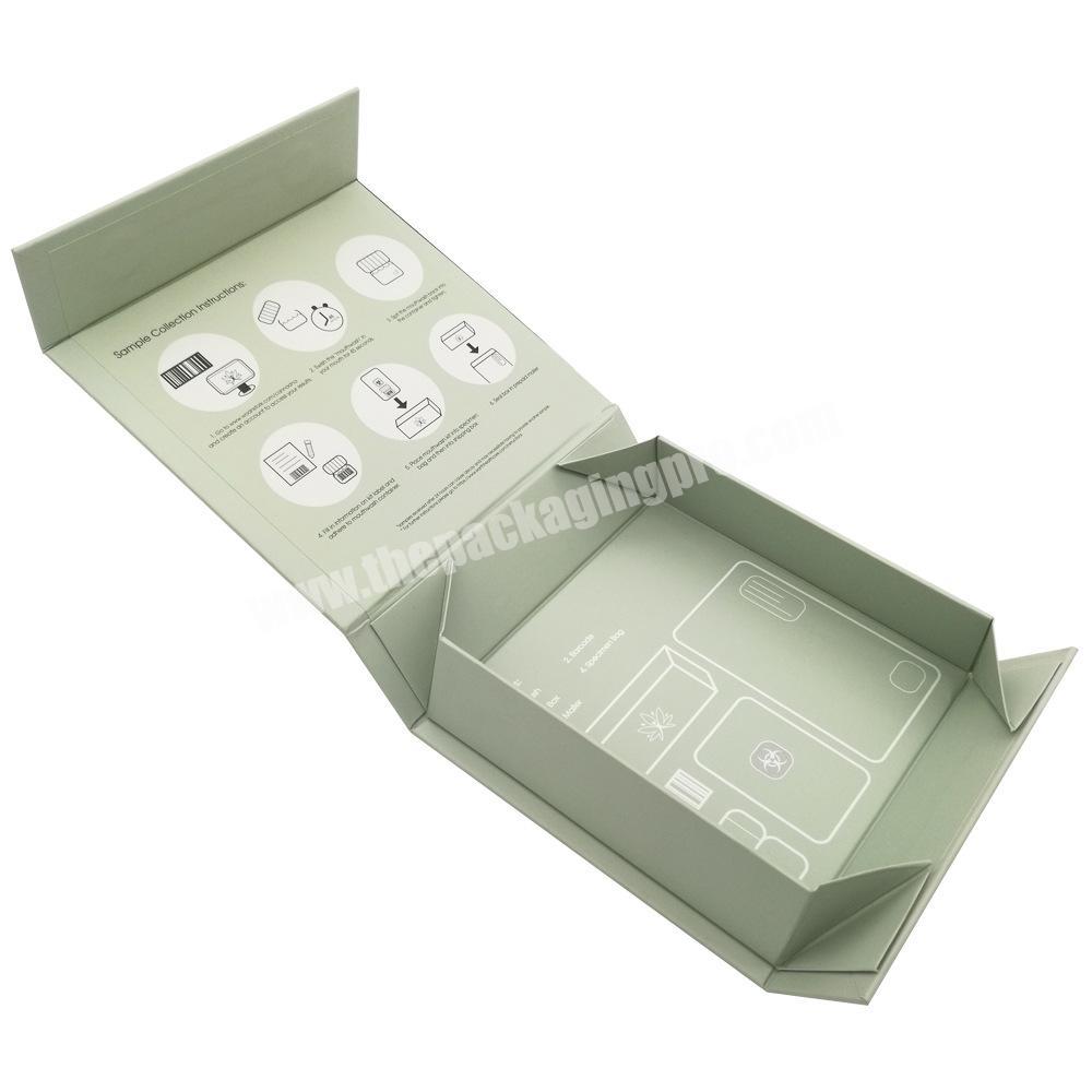 Wholesale Magnetic Closure Foldable Paper Packaging Boxes Flat Folding Cardboard Gift box Collapsible Magnetic Box