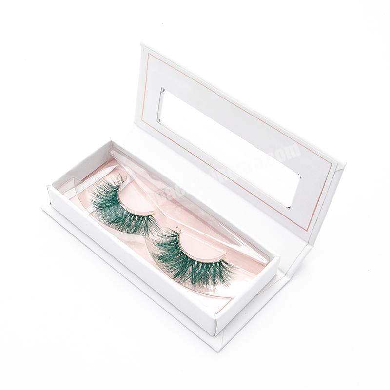 Wholesale colorful printed private label custom logo beauty makeup mink eyelash packaging box set luxury eyelash packaging