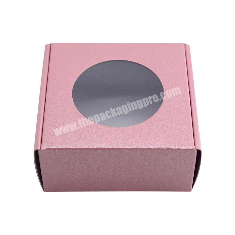 Wholesale custom biodegradable kraft paper packaging small drawer soap box with window manufacturer