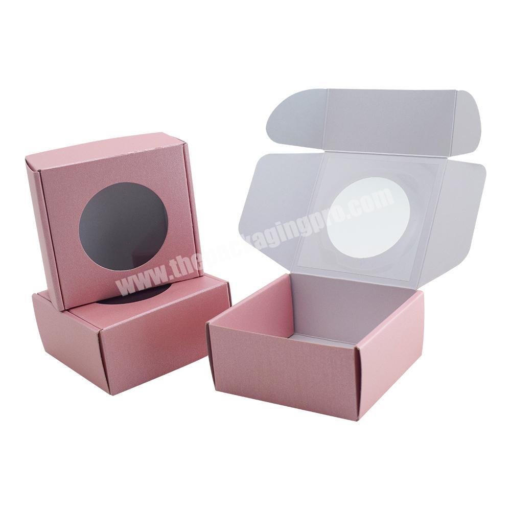 personalize Wholesale custom biodegradable kraft paper packaging small drawer soap box with window