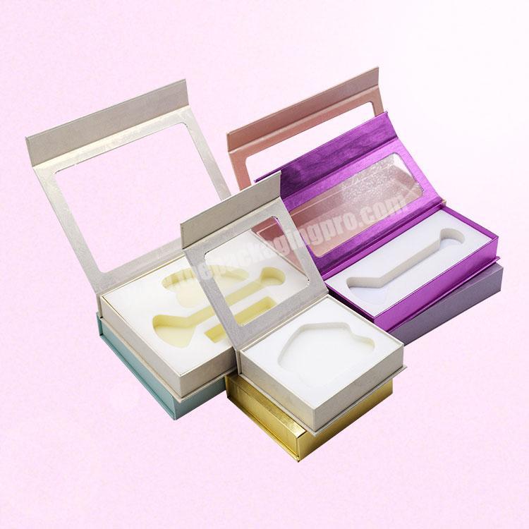 Wholesale custom eco friendly durable specialty cardboard paper luxury cosmetics packaging pink skincare set packaging box