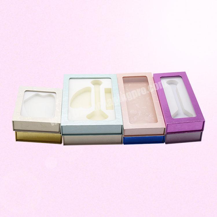 Wholesale custom eco friendly durable specialty cardboard paper luxury cosmetics packaging pink skincare set packaging box wholesaler