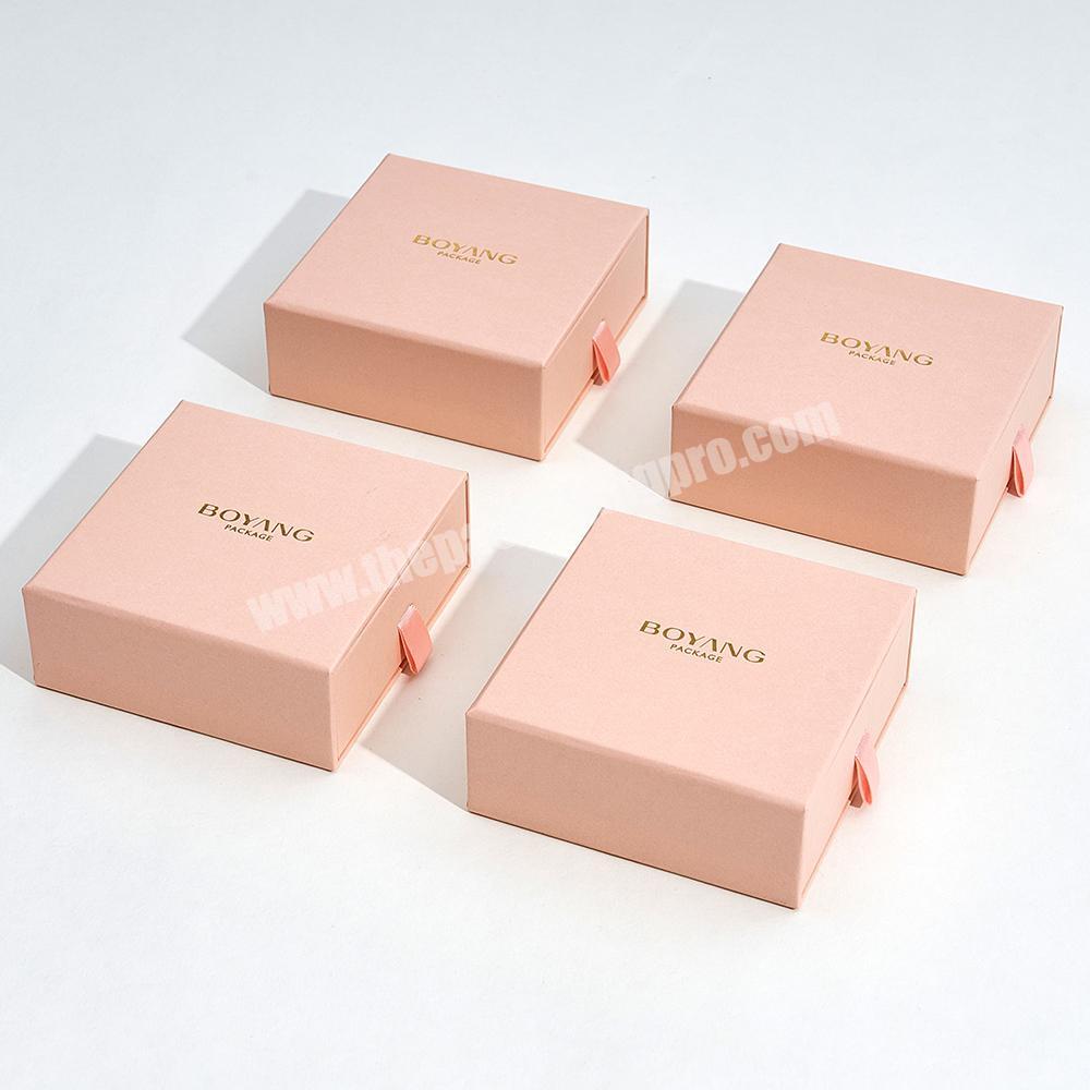 Wholesale custom jewellery package boxes jewelry sliding drawer box packaging