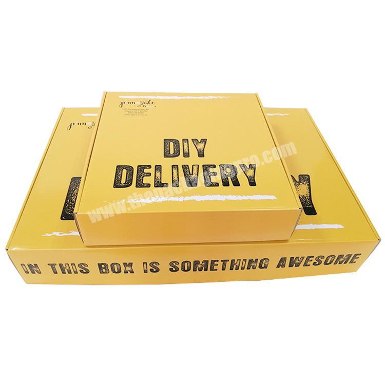 Wholesale custom printed packaging boxes foldable paper corrugated shipping box