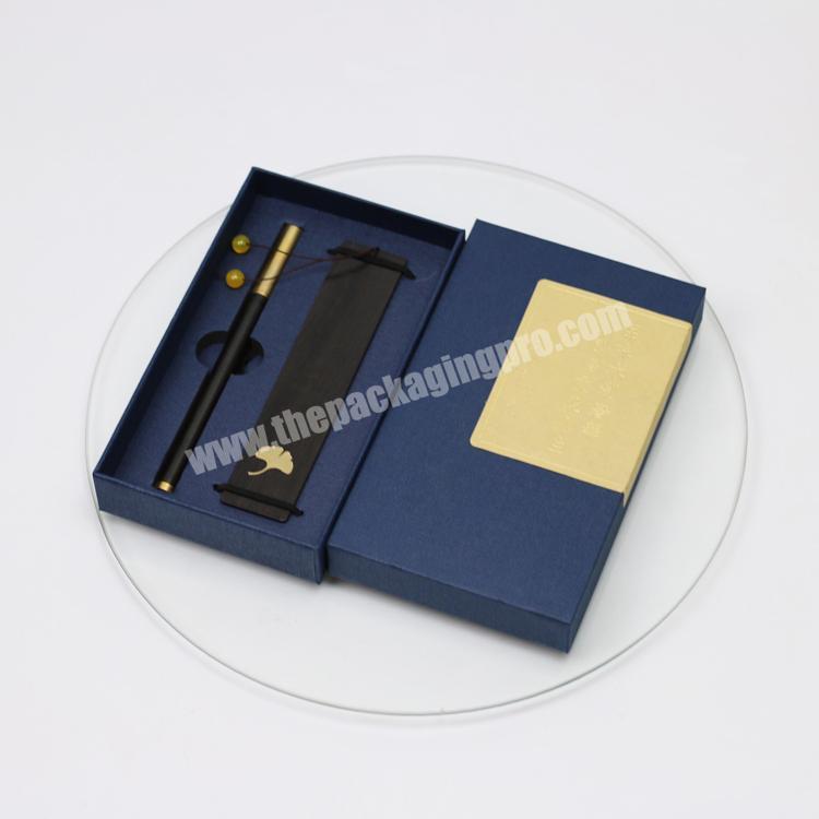 custom Wholesale custom printing luxury paper grayboard packaging empty gift pen boxes 