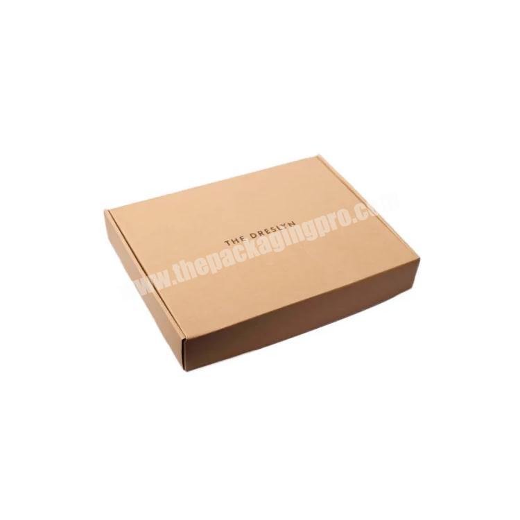 Wholesale custom standard size brown color mailer box factory