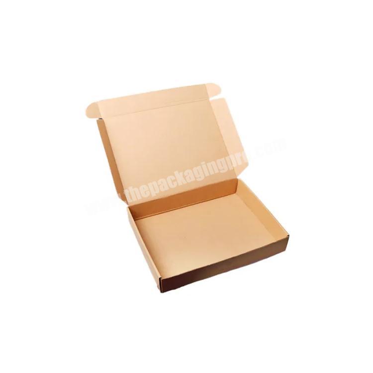 personalize Wholesale custom standard size brown color mailer box