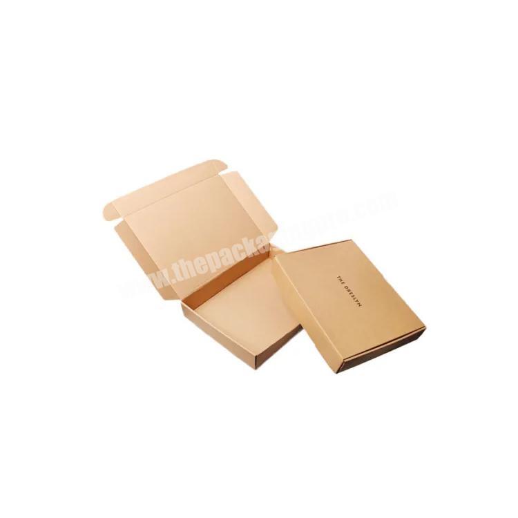 Wholesale custom standard size brown color mailer box