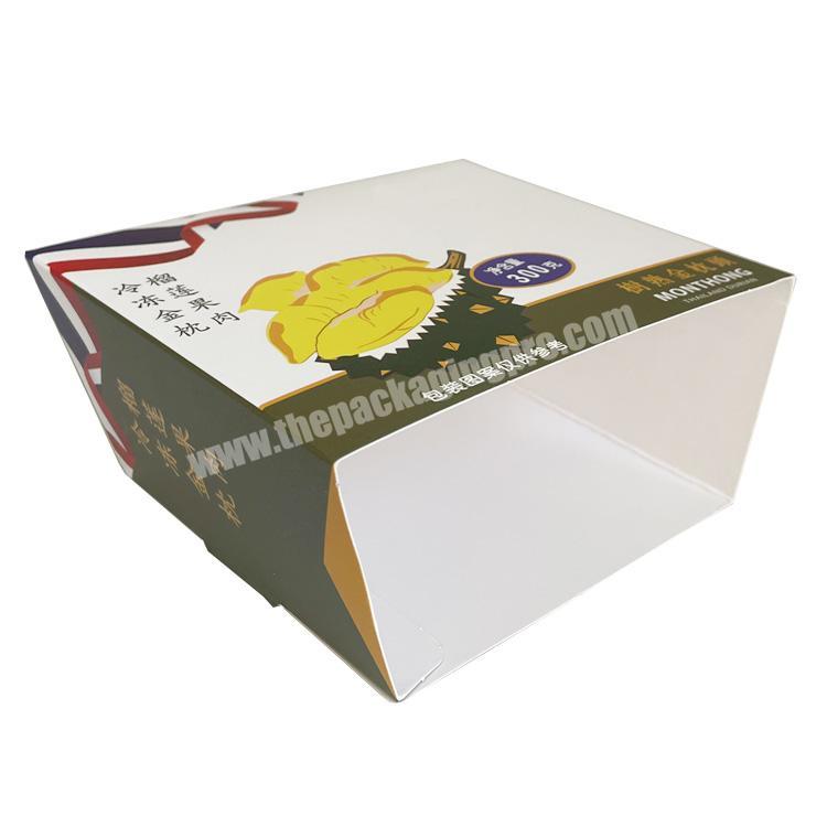 Wholesale custom white cardboard printing paper sleeve packaging box food packaging boxes