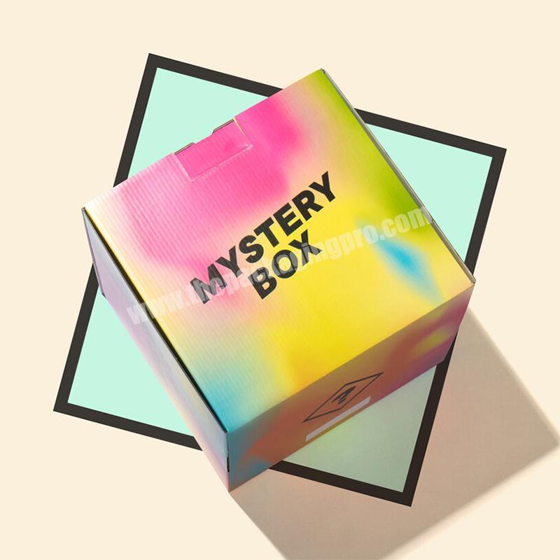 Wholesale empty customized paper cheap mystrey mistry box mystery boxes mistery box