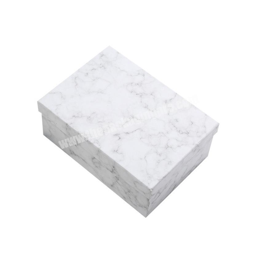 Wholesale marble box with custom marble packaging box for cosmetic