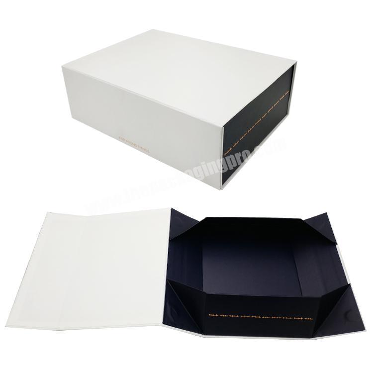 Wholesales Custom High Quality Rigid Fold able Cardboard Gift Box with Magnetic Or Handle