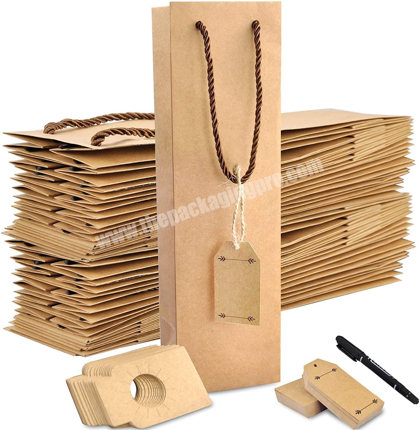 Wine Gift Bags Wine Paper Bags for Wedding Party  Bottle Packaging